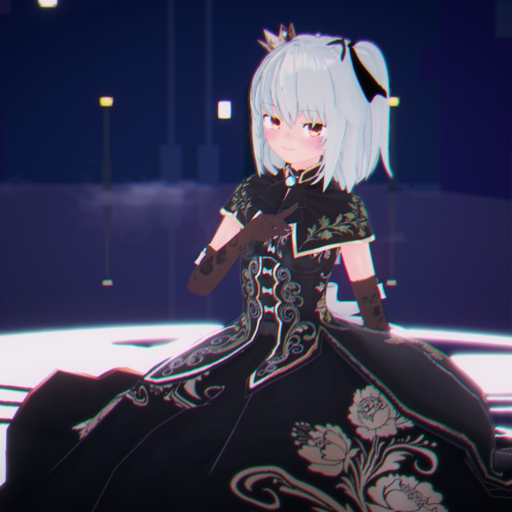 VRMモデル：黒音イヴ