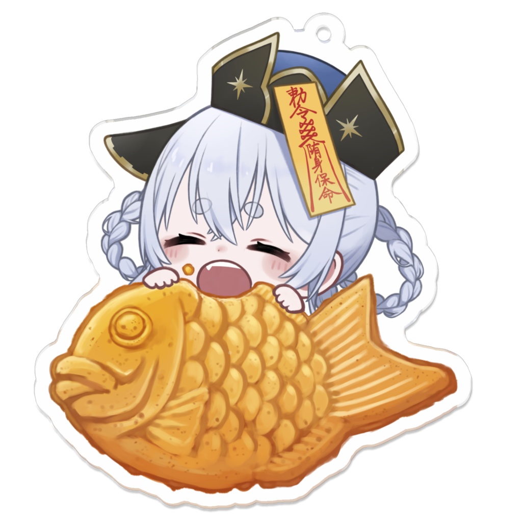 たいやきもぐもぐアクキー キョンシー衣装