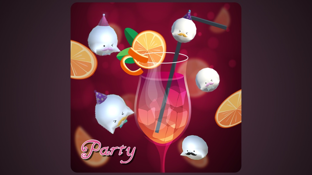 アレンジいろいろおばけ【アニメーション付】(オリジナルシェーダーVerは時間経過で透明度が変わります)VRChat想定