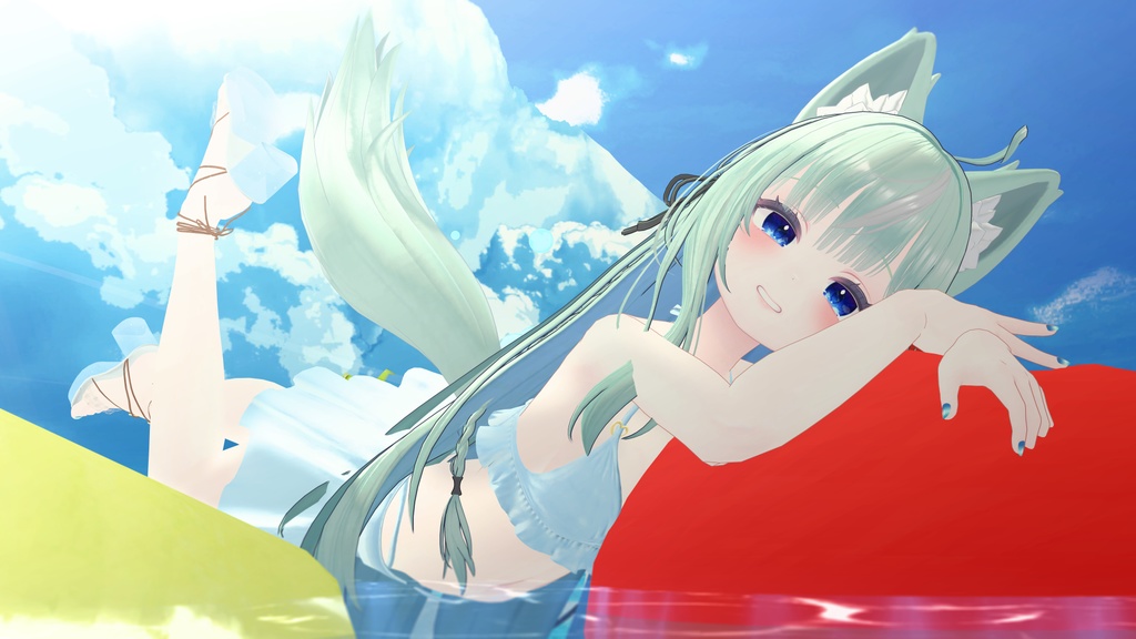 衣装替えギミック付き2wayBeachWear【25アバター対応】