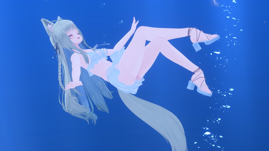 衣装替えギミック付き2wayBeachWear【25アバター対応】