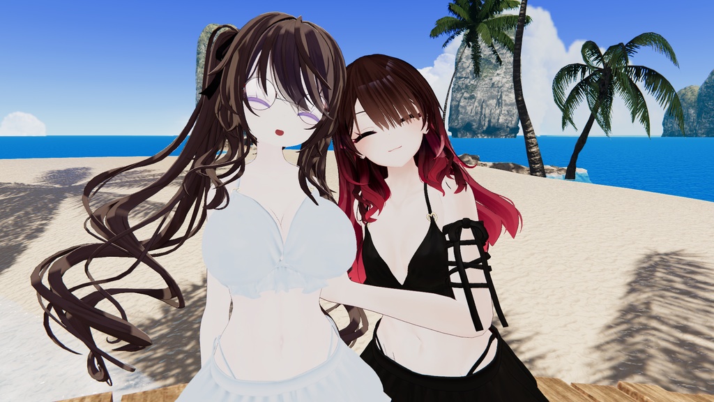 衣装替えギミック付き2wayBeachWear【25アバター対応】