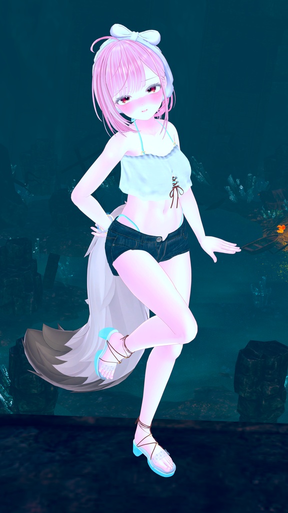 衣装替えギミック付き2wayBeachWear【25アバター対応】