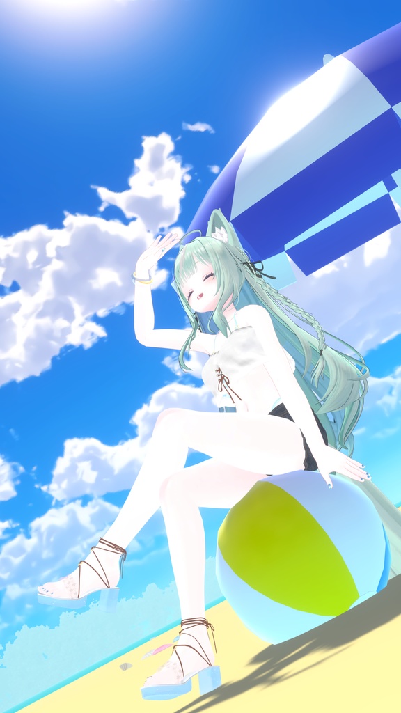 衣装替えギミック付き2wayBeachWear【25アバター対応】