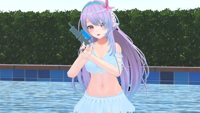 衣装替えギミック付き2wayBeachWear【25アバター対応】