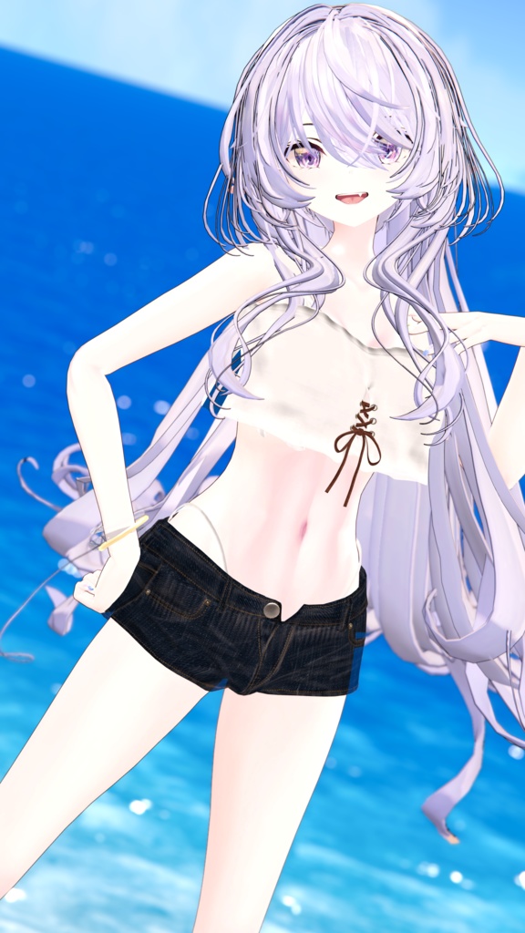 衣装替えギミック付き2wayBeachWear【25アバター対応】