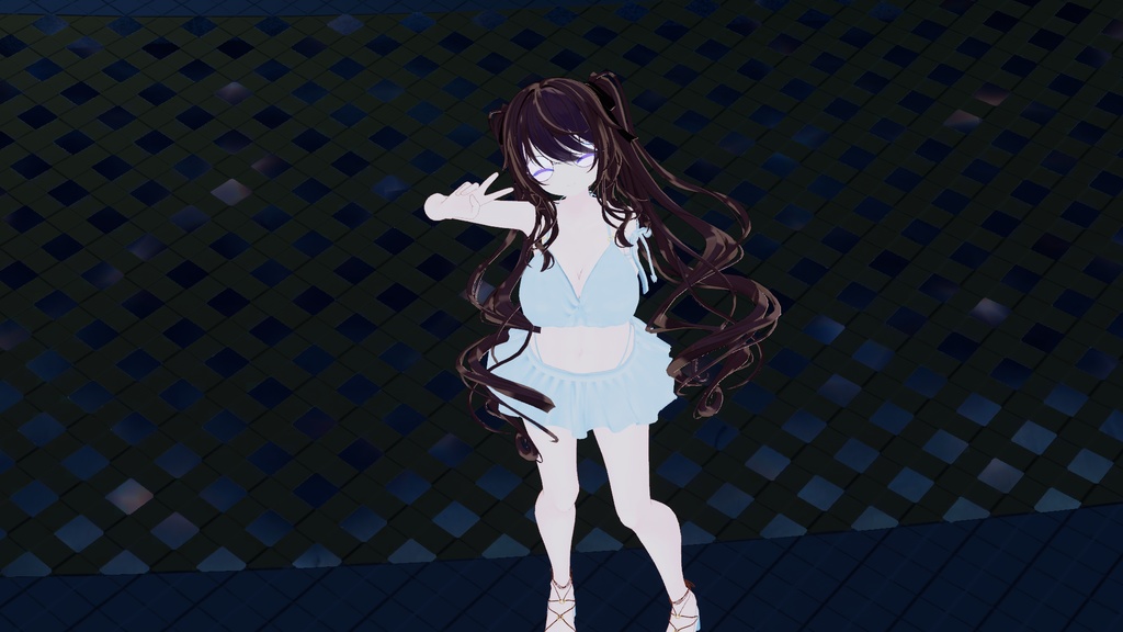 衣装替えギミック付き2wayBeachWear【25アバター対応】