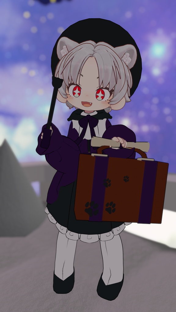 🎃ハロウィンカラー追加🎃魔法ギミック付『見習い魔法使いの旅装束』