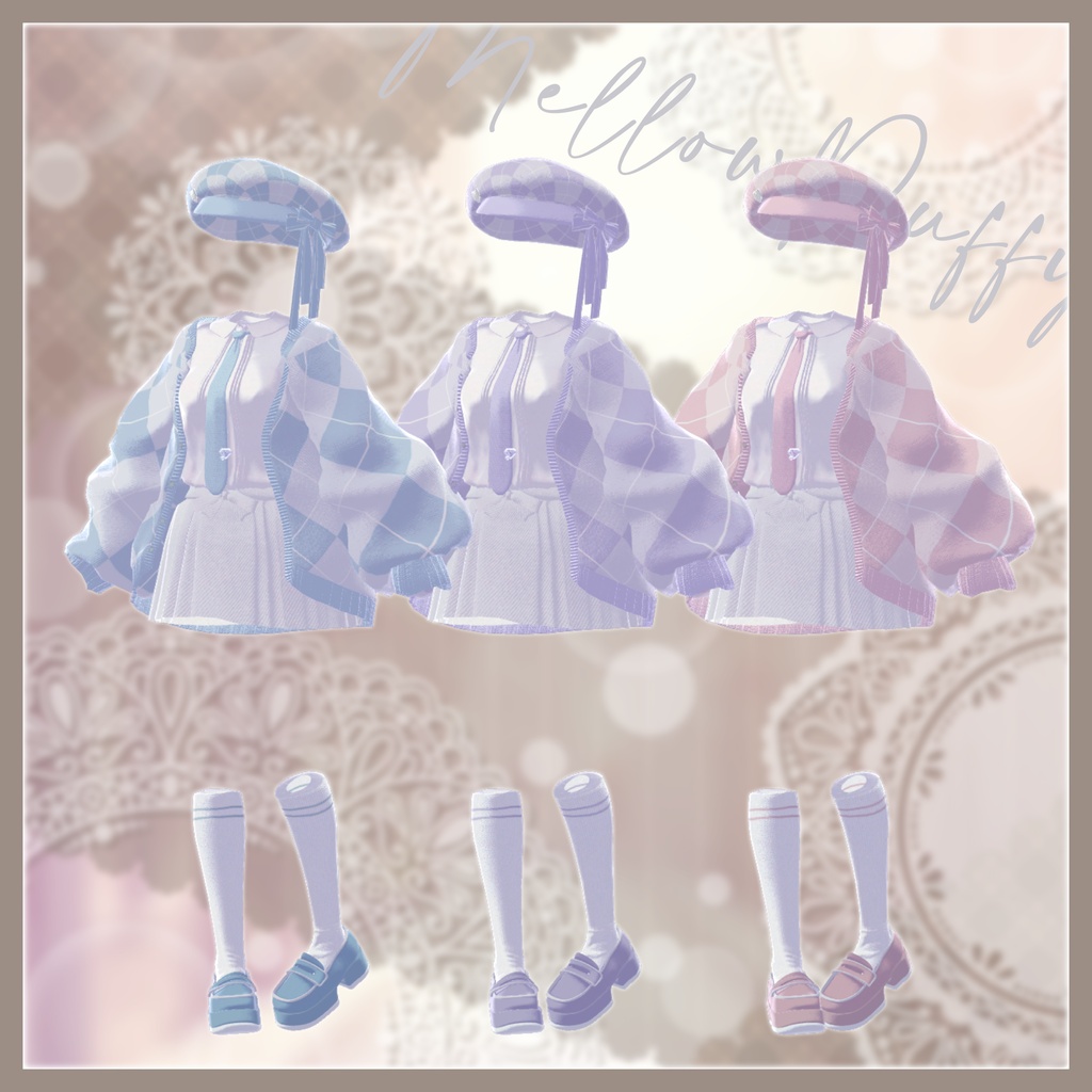 🎀6/19~ Sale🎀MellowPuffy【複数アバター対応】