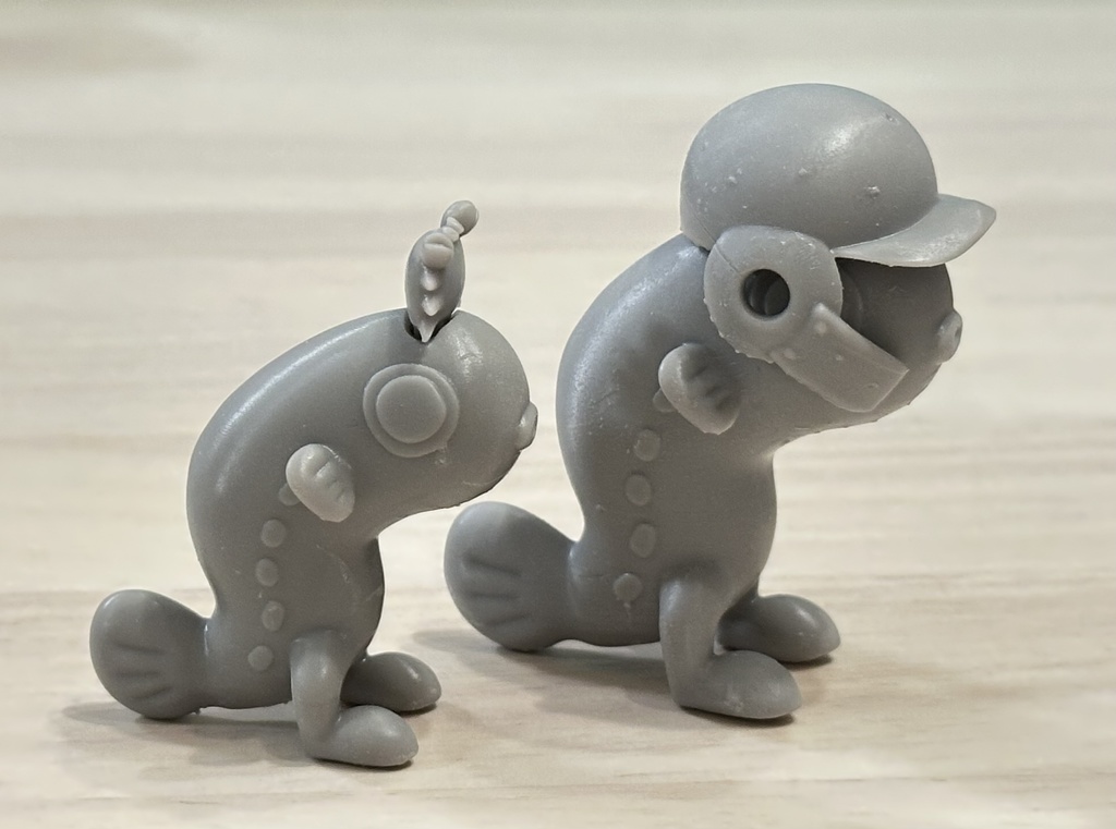 しらすどん（未塗装）2体セット