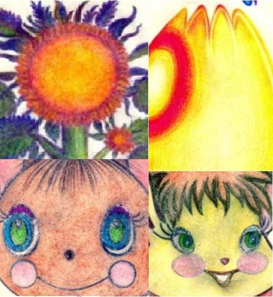 mouse - rabbit - sunflower - yellow flower