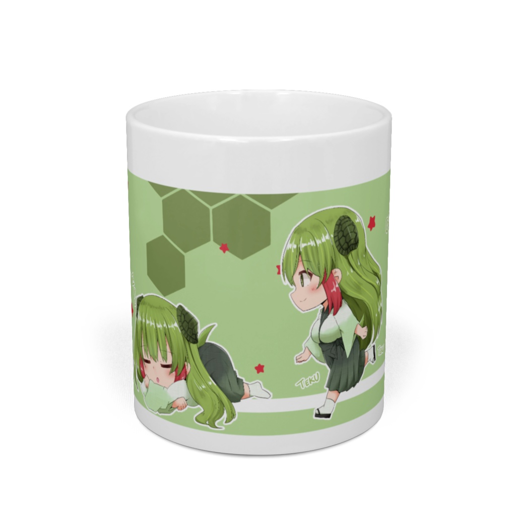 マグカップと化したカメ