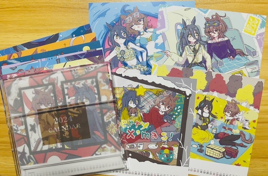 Hadronグッズセット(Hadron+2024カレンダー+アクスタ+プロマイド)