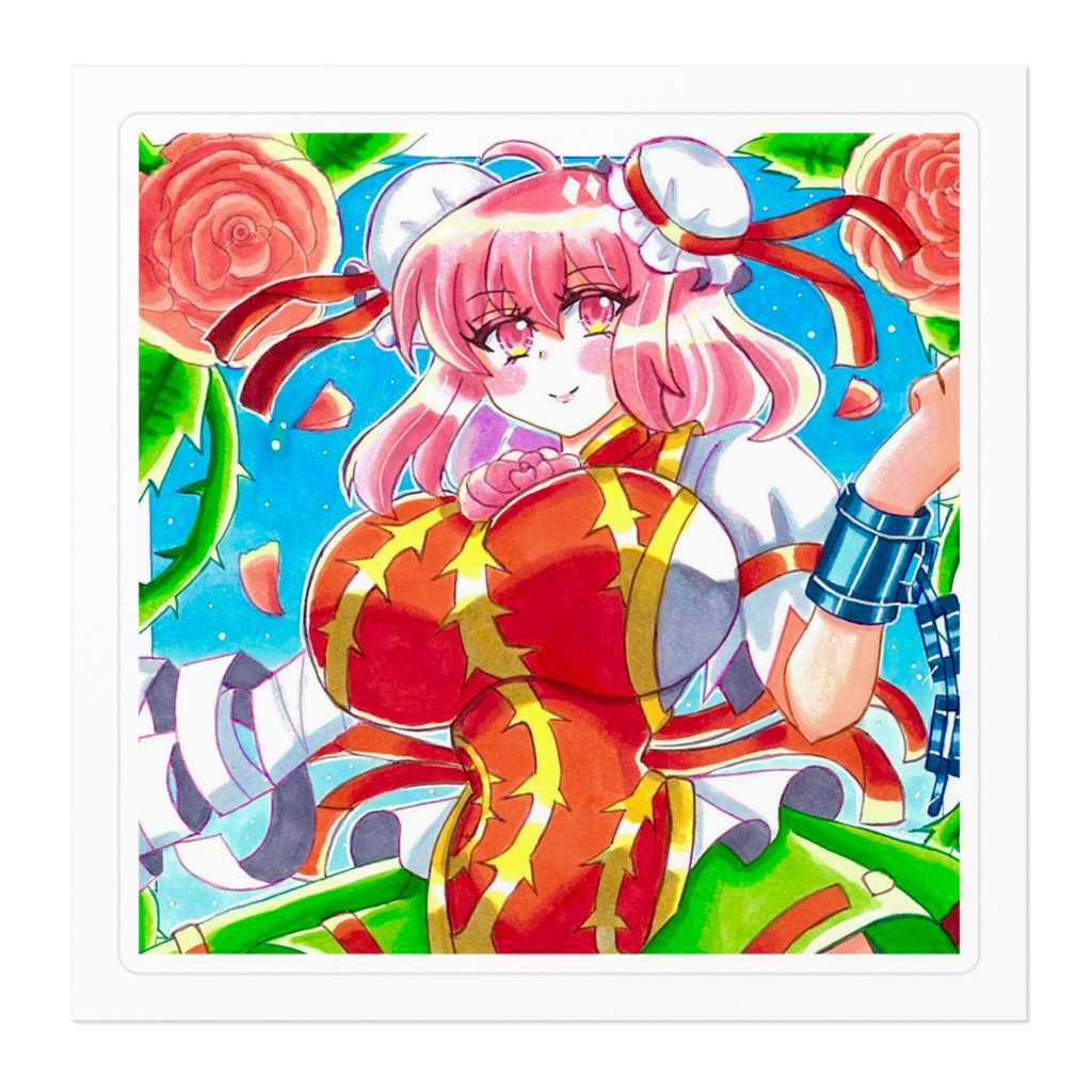 茨木華扇 ステッカー(10cm)