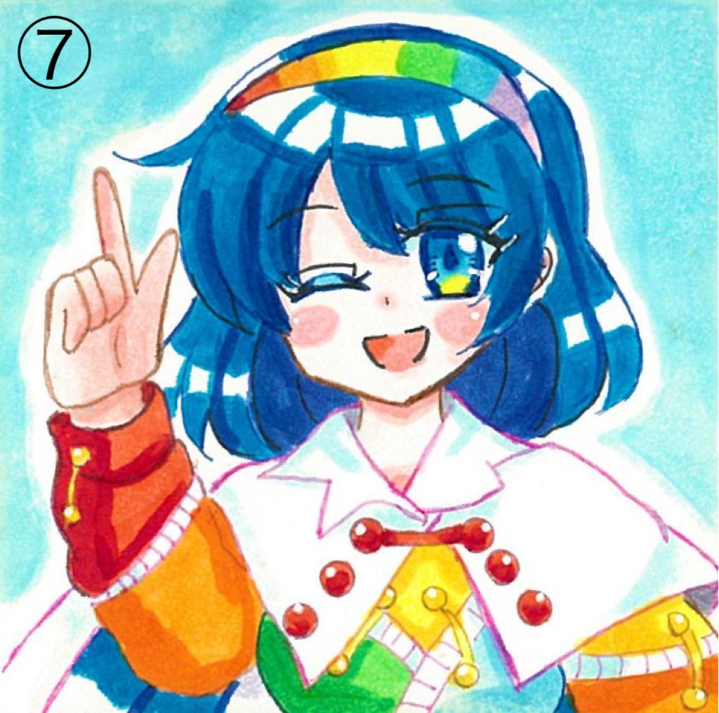 【豆色紙原画】 東方Project