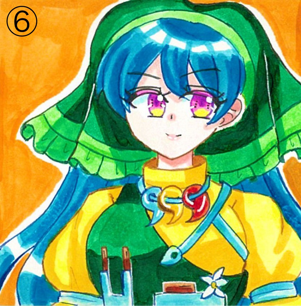 【豆色紙原画】 東方Project