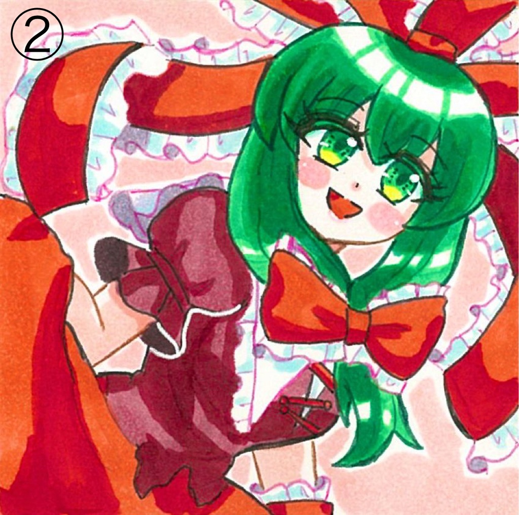 【豆色紙原画】 東方Project