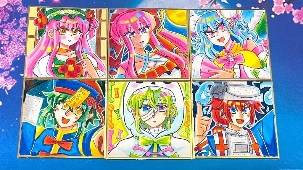 【豆色紙原画】夢幻郷キャラ(オリジナル) 〜第1譚〜