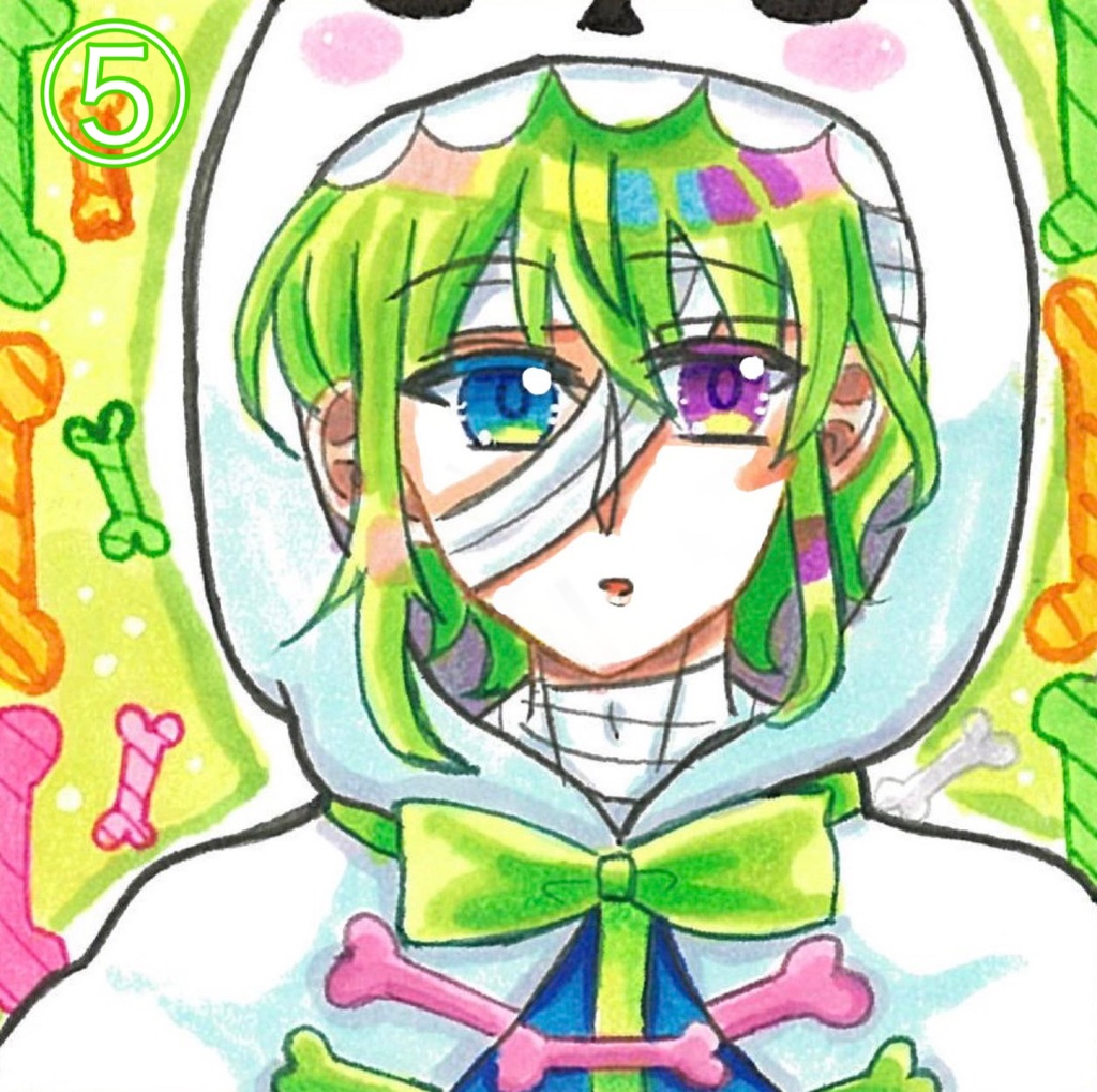 【豆色紙原画】夢幻郷キャラ(オリジナル) 〜第1譚〜