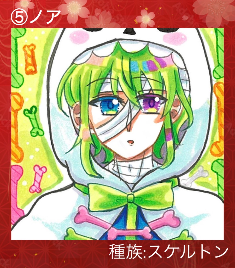 【豆色紙原画】夢幻郷キャラ(オリジナル) 〜第1譚〜