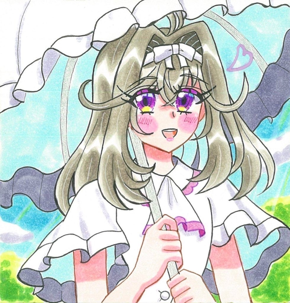 【原画】 寸松庵色紙 名探偵プリキュア！ 白るるか(森亜るるか)