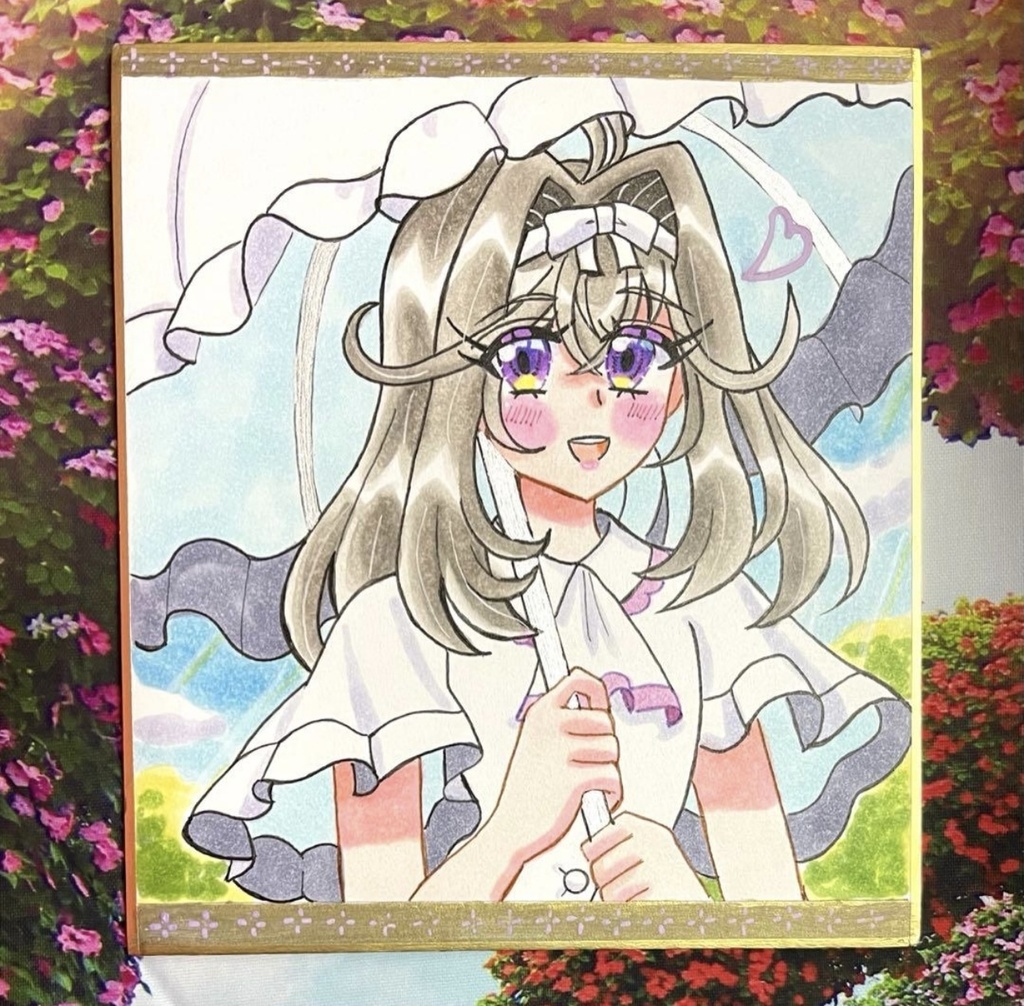 【原画】 寸松庵色紙 名探偵プリキュア! 白るるか(森亜るるか)