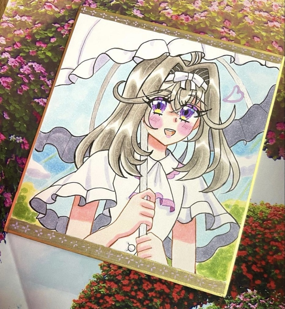 【原画】 寸松庵色紙 名探偵プリキュア! 白るるか(森亜るるか)