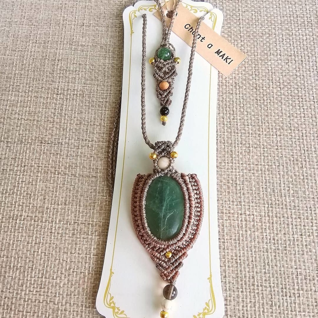 不死川実弥イメージネックレス(マクラメ)