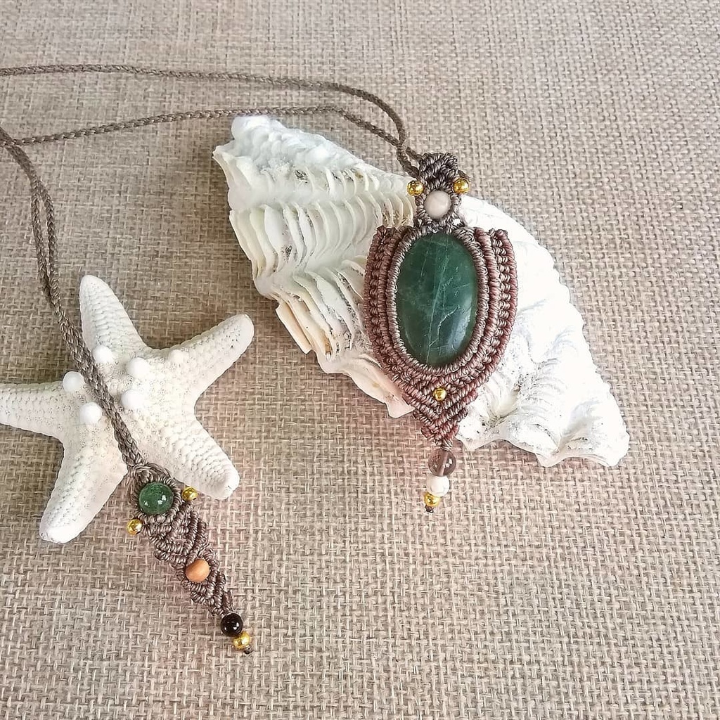 不死川実弥イメージネックレス(マクラメ)