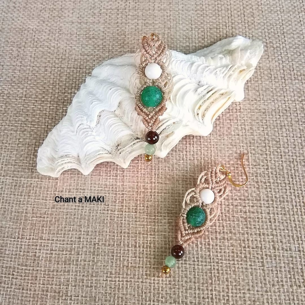 鬼滅の刃 下弦の伍 累イメージピアス(マクラメ)