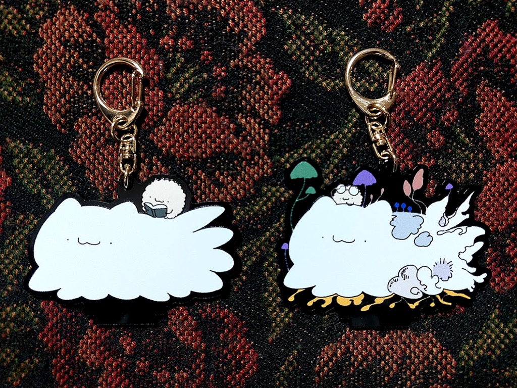 【受注生産品】るんばちゃんアクリルキーホルダースタンド