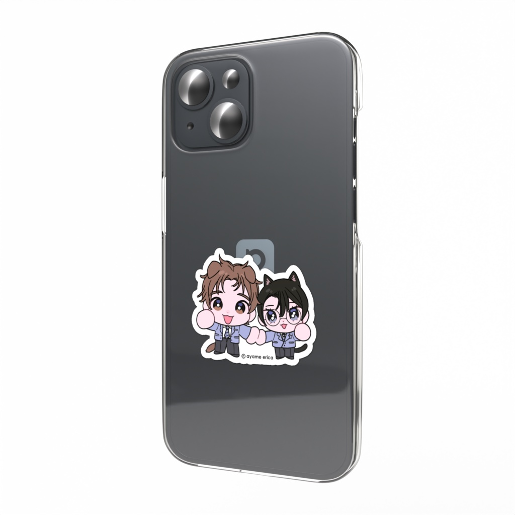 梗介くん&藍人くんスマホステッカー