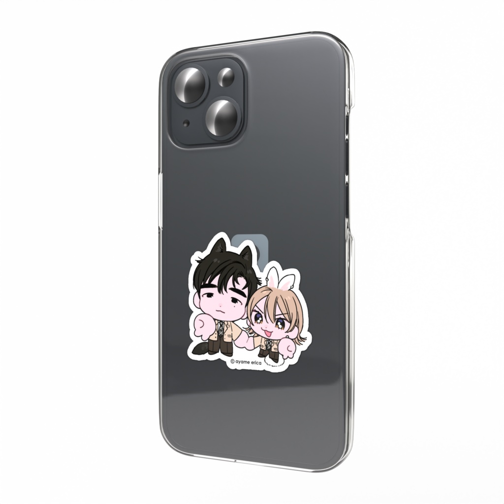 陽葵くん&百合くんスマホステッカー