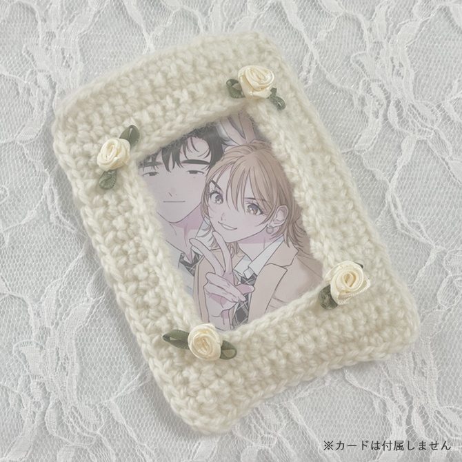 petit rose cardcase - white 🦢