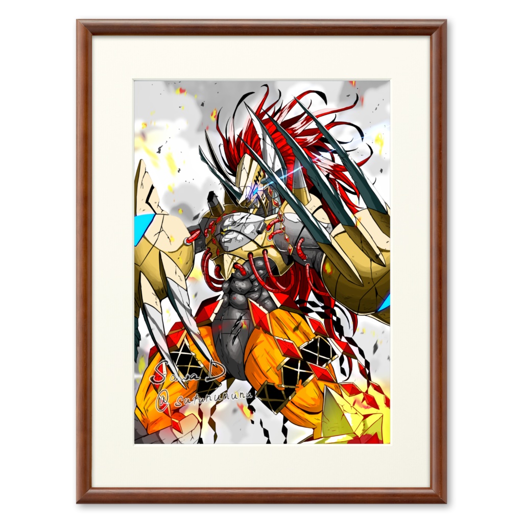 複製画-狂竜戦士