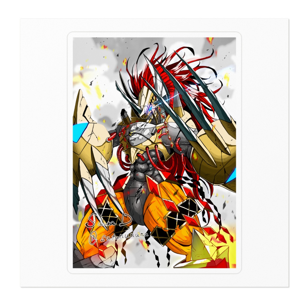 ステッカー:狂竜戦士