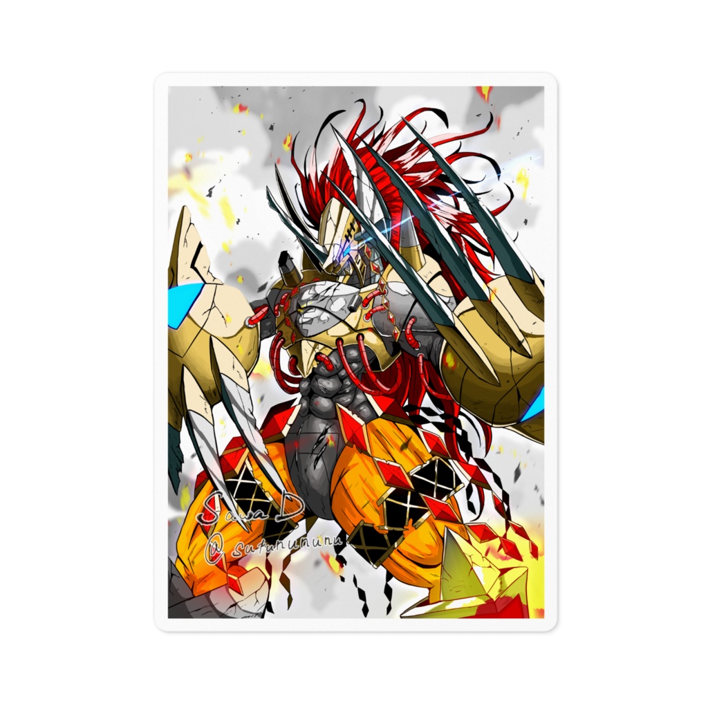 ステッカー:狂竜戦士