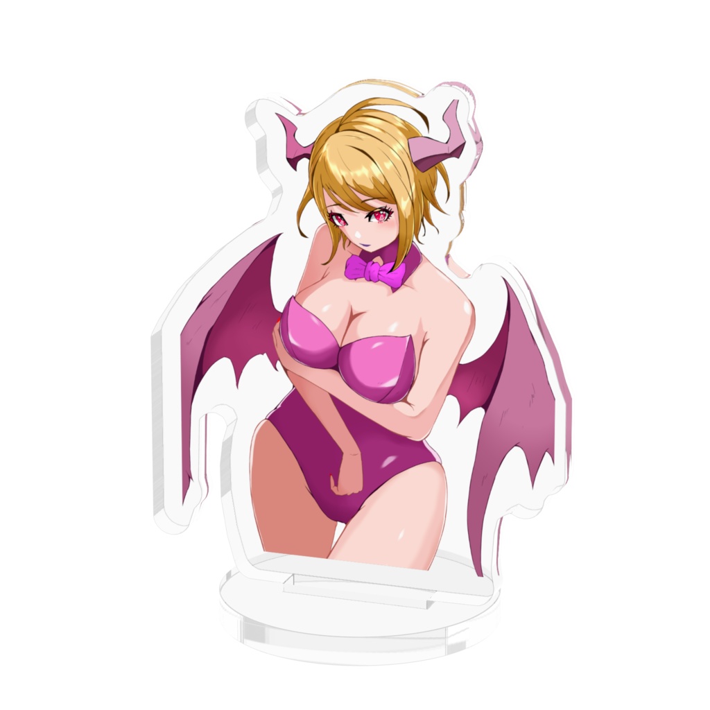 アクリルフィギュア:ピンクサキュバスちゃん