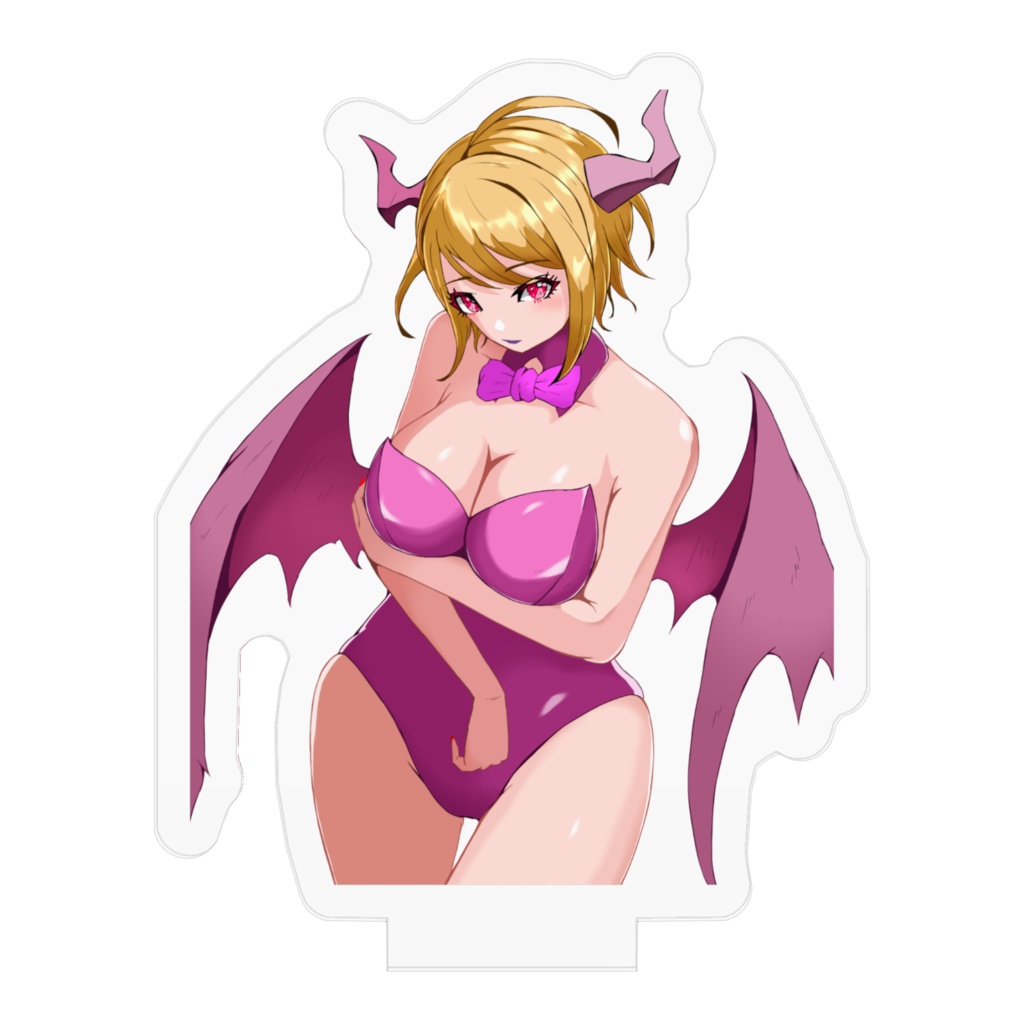 アクリルフィギュア:ピンクサキュバスちゃん