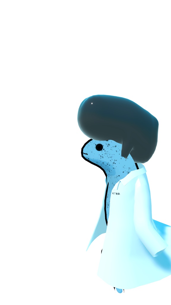 【基本無料】伸び〜る!もちもちリーゼント【VRC想定】