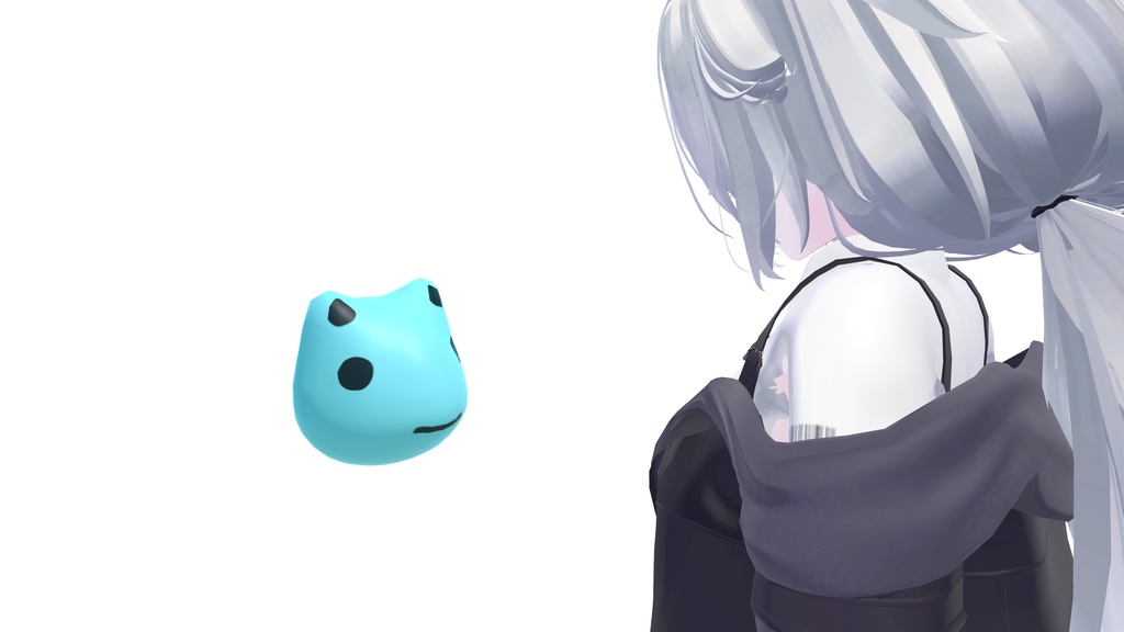 【無料】もちもちするあきょーのスクイーズみたいなの【VRC】