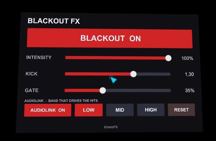 BlackoutFX 【同期ブラックアウト】 - (UdonSharp · AudioLink)