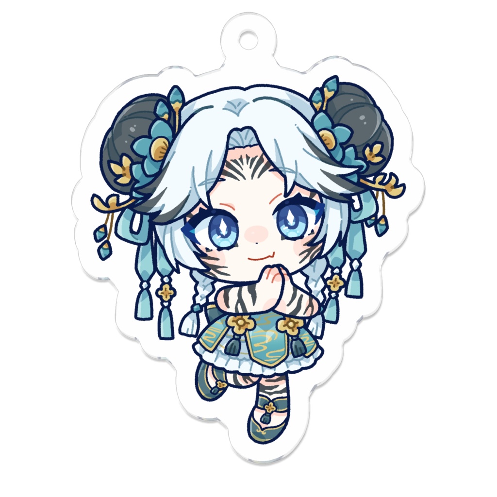 【常設】寅田ぱんだ アクリルキーホルダー (お団子ver.)