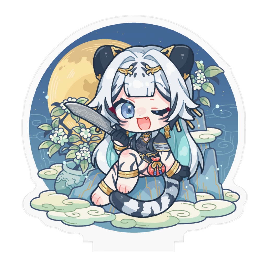 【常設】寅田ぱんだ アクリルスタンド (月輪フォーマルver.)