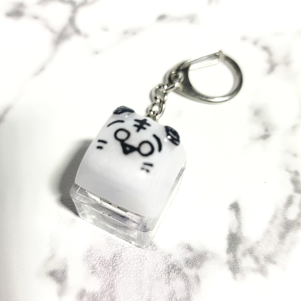 【完売】寅肉麻雀牌キーホルダー+ハラペコぱんだキーボードキャップ #うる寅商店(メカニカルキーホルダー)+特典2種