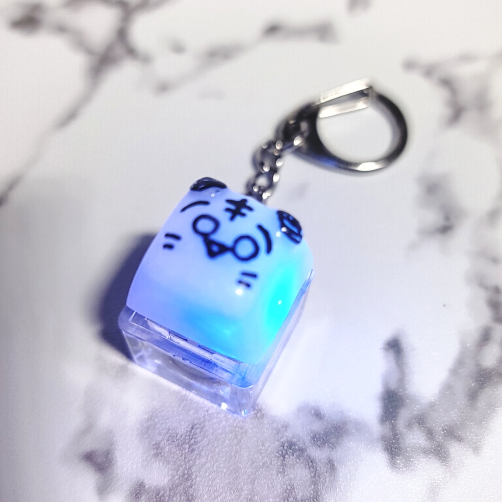 【完売】寅肉麻雀牌キーホルダー+ハラペコぱんだキーボードキャップ #うる寅商店(メカニカルキーホルダー)+特典2種