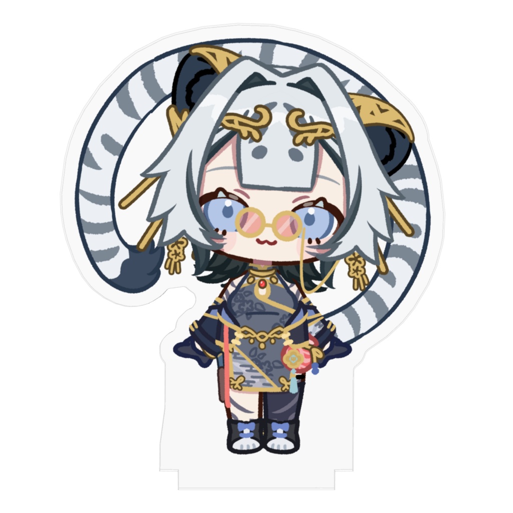 【常設】「4周年記念」よくばりぱんちゃんアクスタ(選べる3サイズ)
