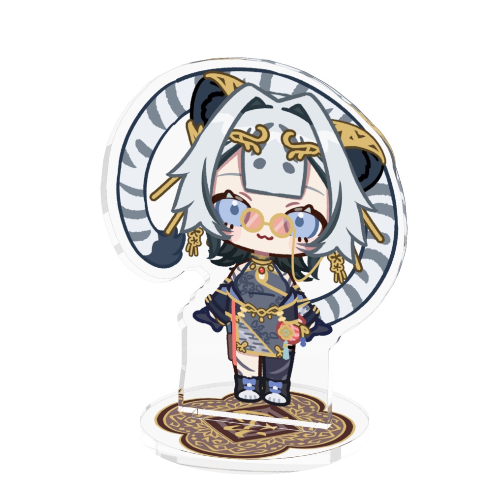 【常設】「4周年記念」よくばりぱんちゃんアクスタ(選べる3サイズ)