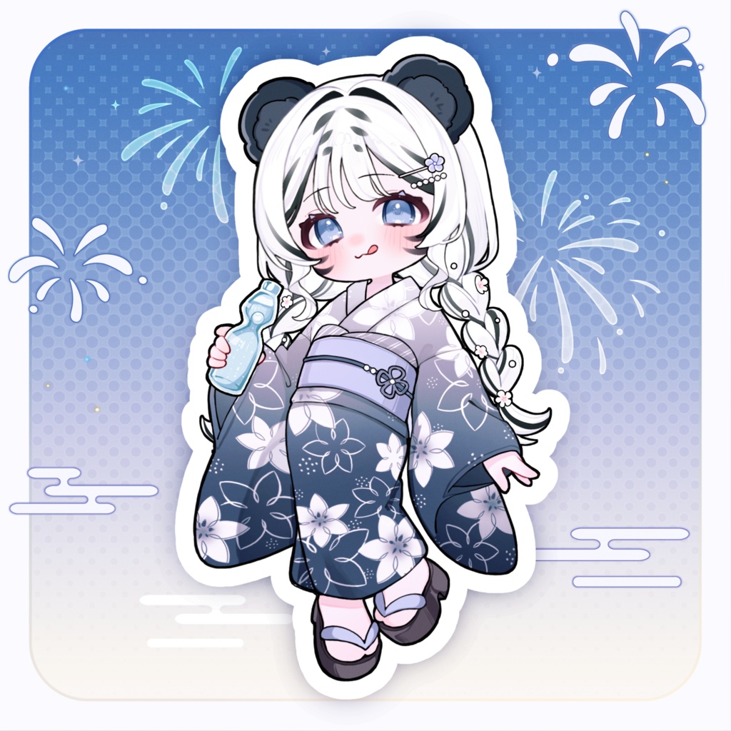 【夏期限定】おめかしぱんちゃんと夏の浴衣デートアクスタ