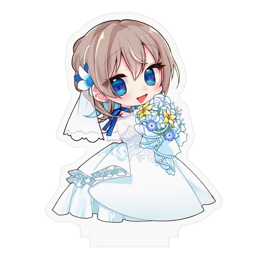 【アクスタA】4周年記念ジューンブライド【にざかなりょう】